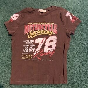 Motorcycle Speedway Graphic Tee